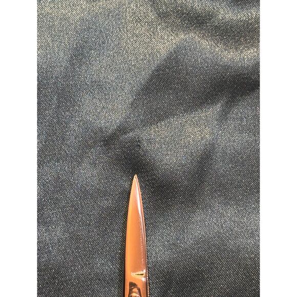 y2k wet seal mob style short sleeve button up blue ruffles fancy collared sz s - Picture 7 of 8